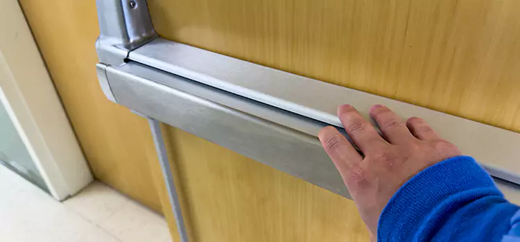 Installing a Push Bar on a Door Glendale Heights